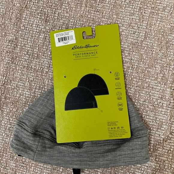 Eddie Bauer performance grid fleece hat - Picture 2 of 2